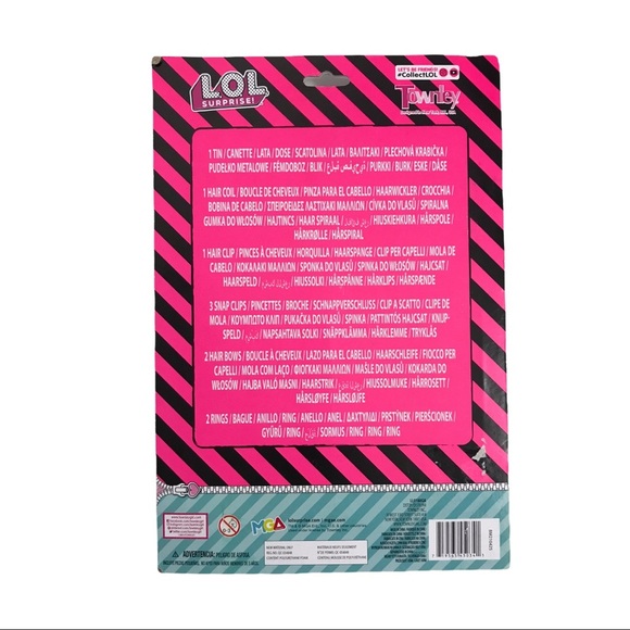 New Townley Girl LOL Surprise Hair Accessories & Tin Case - Picture 4 of 9